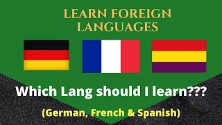 Which Language is the BestGermanFrenchSpanish Which Language has good Career ScopeAditya Sharma [upl. by Lethia]