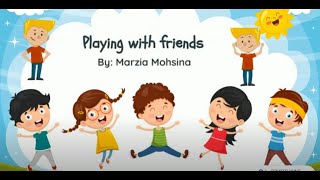 Playing With Friends Social Story for kids [upl. by Peter]