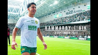 DERBYSEGER  HAMMARBY VS AIK  2023 [upl. by Nitsur]