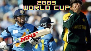 India vs Pakistan 2003 World Cup Match Full Highlights  Must Watch [upl. by Aicemak]