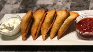 Taco Samosas  How to Make fried Tacos [upl. by Aleil74]