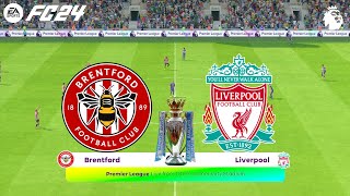 FC 24  Brentford vs Liverpool  2324 English Premier League  PS5™ Full Match amp Gameplay [upl. by Adrianne723]