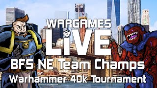 BFS Northeast Team Championship Warhammer 40k Tournament Day 2 [upl. by Marilee440]