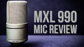 MXL 990 Condenser Microphone Review  Test [upl. by Yesteb]