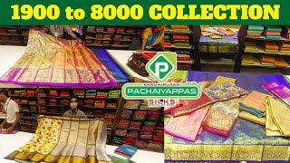 T nagar PACHAYAPPA silks saree collections with price [upl. by Thoma171]