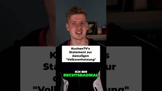 KuchenTV über die damalige quotVolksv3rh3tzungquot kuchentv twitch fyp viralshorts [upl. by Coop]