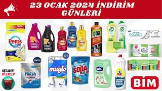 BİM Market İndirimleri  23 Ocak 2024  Aktüel Temizlik Ürünleri  Resmi Katalog  Sesli Anlatım [upl. by Koppel]