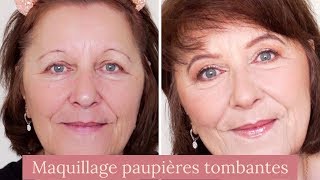 Maquillage pour paupieres tombantes [upl. by Hassi77]