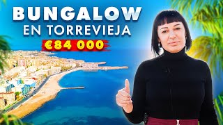 Comprar Casa Bungalow en Torrevieja con 2 dormitorios a menos de 500 m de la playa  84 000 [upl. by Aral499]