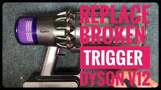 Vacuum repairman shows how to replace a broken trigger on a Dyson V11 [upl. by Lem]