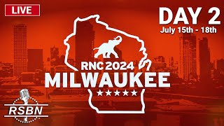 LIVE REPLAY Day Two 2024 Republican National Convention in Milwaukee Wisconsin  71624 [upl. by Jannery]