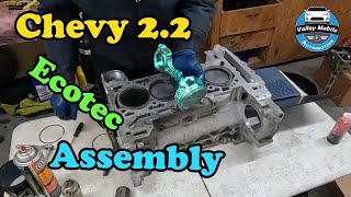 Chevy 22 Ecotec Engine Assembly  Engine Rebuild [upl. by Julianna]