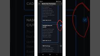 Easiest Market Data Setup For Interactive Brokers Mobile App IBKR shorts [upl. by Chadd]