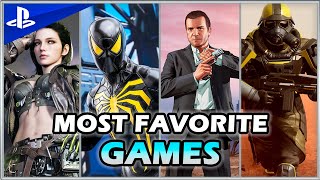 TOP 30 MOST FAVORITE GAMES ON PS4 amp PS5  BEST PS4 GAMES [upl. by Leotie]