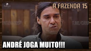 ANDRÉ FAZ LEITURA DE MÁRCIA FU APÓS LAVAGEM DE ROUPA Olha o que ele disse a Jaque  A Fazenda 15 [upl. by Anialem]