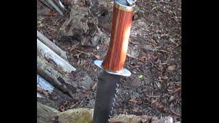 Fabrication dun couteau de chasse [upl. by Ardna]