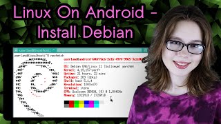 Linux On Android  Install Debian [upl. by Airbmac547]