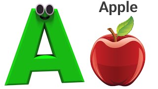 The ABC Phonic Song  Toddler Learning Video  quotA is for Apple a a Apple B is for Baby b b Babyquot [upl. by Aehcim]