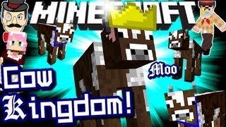 Minecraft COW KINGDOM Seed Secret Spawners [upl. by Sanborn]