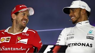 Lewis Hamilton and Sebastian Vettel being hilarious and mocking other drivers [upl. by Eiltan]