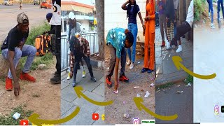 BEST OF THE DROPPING MONEY PRANK 🔥💰😂trending cyprianjoker prankster viralvideo suggestion [upl. by Oona]