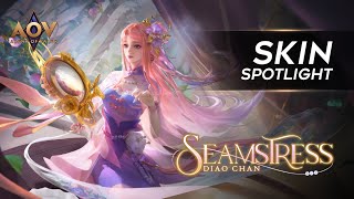 Diao Chan Seamstress Skin Spotlight  Garena AOV Arena of Valor [upl. by Armat]