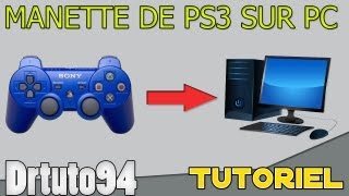 BrancherUtiliser Votre Manette de PS3 DualShock3 Sur Votre PC Windows  Tutoriel FR [upl. by Hillie]