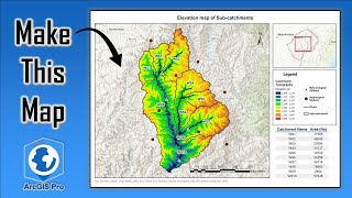 Making a Map using ArcGIS Pro [upl. by Ameerak]