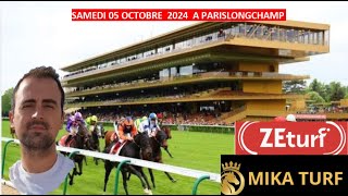 PRONOSTICS TURF 100 QUINTE  SAMEDI 05 OCTOBRE 2024 PARISLONGCHAMP [upl. by Conn895]