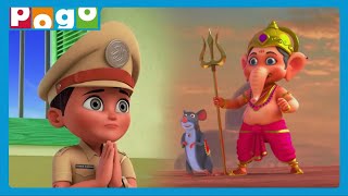 Little Singham Aur Ganesh Ji Ke Adventures 🐘  Happy Ganesh Chaturthi 🙏 Festival  PogoChannel [upl. by Ykcor]