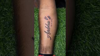 Customise Name Tattoo ❤️  vptattoosvlogs9014  Ahmedabad Nikol 9974085058 vptattoostudio [upl. by Nehte]