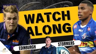 EDINBURGH VS STORMERS LIVE  URC 2024 Live Commentary amp Watchalong [upl. by Ellemac]