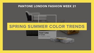 Discover Spring summer Color Trends I Panton London FW 2021 [upl. by Nnylyram]