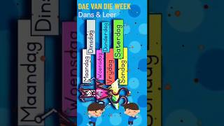 Dae van die week in Afrikaans  Opvoedkundige Wiskunde video vir kinders [upl. by Haseefan]