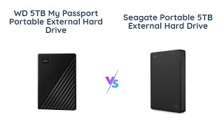 WD 5TB My Passport vs Seagate 5TB Portable External HDD [upl. by Helmer]