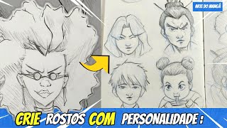 Desenhe rosto ÚNICOS de anime SEM Copiar  5 DICAS [upl. by Ishmael556]