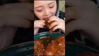 Chinese mukbang asmr shorts asmr mukbang BigbiteAsmrr [upl. by Acalia475]