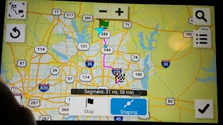 Custom Route Shaping on Garmin DriveSmart 66 [upl. by Alberik]