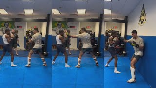 Lil TJay Practicing Boxing [upl. by Alpers]