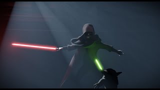 CLONE WARS Yoda VS Darth Sidious Teaser 2 Fan Animation [upl. by Yneffit]