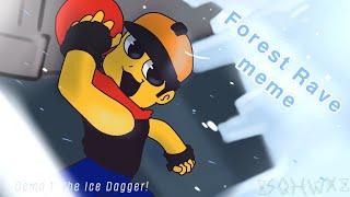 Forest rave animation meme  Roblox Block tales Demo 1 The Ice dagger Quest [upl. by Fai]