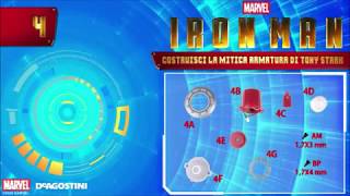 Costruisci il tuo Iron Man De Agostini  tutorial 4° uscita il reattore ARC [upl. by Betty666]