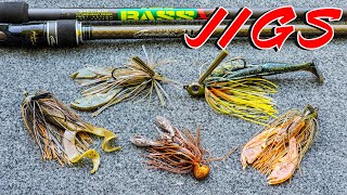 BUYERS GUIDE Jigs And Jig Trailers Finesse Football Flipping Swim Jig [upl. by Berlinda]