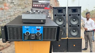 Power full DJ amplifier ￼4500watt Unitech company ￼ [upl. by Nomead323]