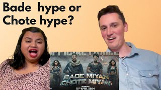 Bade Miyan Chote Miyan Trailer REACTION  Akshay Kumar  Tiger Shroff  Prithviraj Sukumaran [upl. by Sharos]