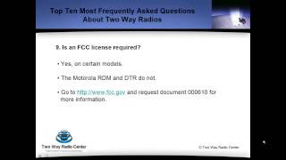 Is an FCC license required when using a two way radio [upl. by Esylle654]