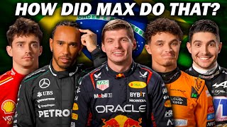 How To Become An F1 Champion Max Verstappen Edition Brazil GP [upl. by Purity]