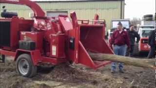 Morbark M15R Wood Chipper Walkaround and Demo [upl. by Nylkaj]