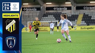 HIGHLIGHTS  BK Häcken vs Paris FC  UEFA Womens Champions League 202324 Français [upl. by Cerelly912]