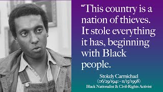 Stokely Carmichael Quotes The Power of Conscience and Activism [upl. by Oderfigis]